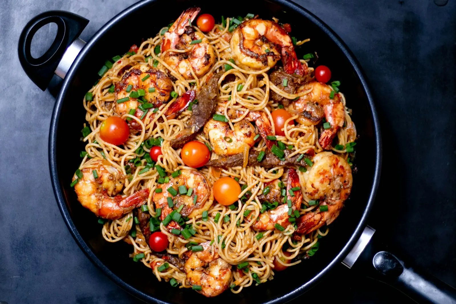 Restaurant dishes displayed as an online menu selection